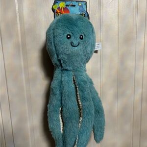 Margaritaville Dog Toy Optopus  13"  Crinkle And Squeaker.